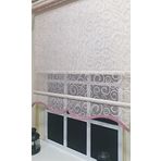 Storburada STB2015-V12 Çift Mekanizmalı Tül Pembe Ekru 170x200 cm Stor Perde