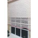 Storburada STB2015-V12 Çift Mekanizmalı Tül Pembe Ekru 180x260 cm Stor Perde