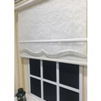 Storburada STB4003 Çift Mekanizmalı Tül Beyaz Ekru 120x260 cm Stor Perde