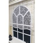 Storburada STB4003 Çift Mekanizmalı Tül Beyaz Ekru 160x200 cm Stor Perde