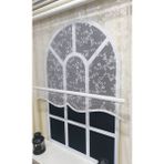 Storburada STB4003 Çift Mekanizmalı Tül Beyaz Ekru 90x200 cm Stor Perde