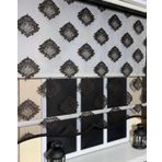 Storburada STB45239-V107 Çift Mekanizmalı Tül Ekru Siyah 110x200 cm Stor Perde