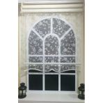 Storburada STB45248-V110 140x200 cm Çift Mekanizmalı Beyaz Tül Perde ve Ekru Stor Perde