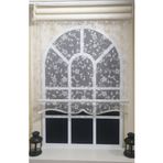 Storburada STB45248-V110 30x200 Çift Mekanizmalı Beyaz Tül Perde ve Ekru Stor Perde