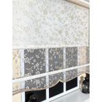 Storburada STB45248-V111 Çift Mekanizmalı Somon Rengi Tül Bej Ekru 110x200 cm Stor Perde