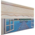 Storburada STB45248-V111 Çift Mekanizmalı Somon Rengi Tül Bej Ekru 80x200 cm Stor Perde