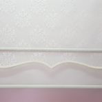 Storburada STB45252-V01 Çift Mekanizmalı Kirli Damask Tül Beyaz Ekru 60x200 cm Stor Perde