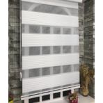 Storburada Stb480-Pd Beyaz 90x200 Pliseli Stor Zebra Sert Plastik Kasalı Perde