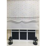Storburada STB49000-V-01 Çift Mekanizmalı Puantiyeli Tül Beyaz Ekru 140x200 cm Stor Perde