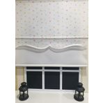 Storburada STB49000-V-01 Çift Mekanizmalı Puantiyeli Tül Beyaz Ekru 180x260 cm Stor Perde