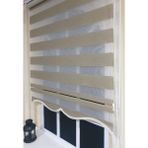 Storburada STB905 Zebra Organze Etek Dilimli Bej 70x200 cm Stor Perde