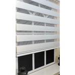 Storburada Z-STB400V01 200x200 Beyaz Etek Dilimli Zebra Stor Perde