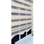 Storburada Zebra Sütlü Kahve Etek Dilimli Z-Stb400v03 Sütlü Kahve 180 X 260 Stor Perde