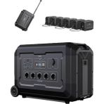 Storcell Elektrikli Araç Paket(3), 5 KW=5000 W Sessiz Hibrit Jeneratör,taşınabilir Güç KAYNAĞI,5040WH Lifepo4