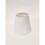 Store Boy Maşalı Avize Abajur Başlığı Mum Ampul Üstüne Takılır 14 cm (Krem)