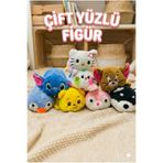 Store Çift taraflı peluş oyuncak Stitch , tom ve jerry, fil, penguen, civciv uyku arkadaşı karne hediyesi