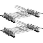 Store CRI006-20 Metal Kıyafet/pantolon Askısı, Pantolon, Çoraplar Etekler Için, 40 x 10,5 cm (E - Ahşap Rengi