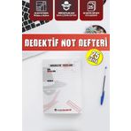 Store Dedektif Not Defteri, Dedektif Oyunu Dava Çözme Defteri, Cinayet Çözme Cep Tipi Kapaksız Not Defteri