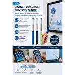 Store Dokunmatik Tablet Telefon Akıllı Tahta Uzayan Teleskopik Çubuk Dokunmatik Uç Sunum vb Çubuğu 67 cm Uzunluk