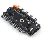 Store Fan Çoklayıcı Adaptör ve Kablosu 10 Port Fan Power Ide Switch Pwm Çoğaltıcı Hub 4337