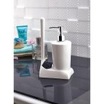 Store Home Armona Silikon Fırçalı Mutfak Banyo Sıvı Sabunluk Süngerlik Seti