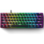 Store Huntsman Mini (Mor Anahtar) - Opto-Mekanik Anahtarlı Kompakt% 60 Oyun Klavyesi (Pbt Tuş Başlıkları, Çıkarılabilir Usb-C Kablosu) Qwerty | Abd Düzeni, Siyah