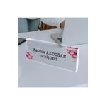 Store Kişiye Özel Akrilik Ofis Masa Üstü İsimlik Büro Ofis Makam İşyeri Hediyesi Masa İsimliği