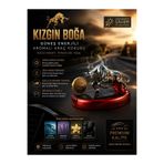 Store Kızgın Boğa Güneş Enerjili Gösterge Paneli Araba Parfümü – Gösterge Paneli Kokusu-Araç İçi Aksesuar-Oto Aksesuar-Torpido Aksesuar
