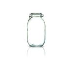 Store Korken Kavanoz 3000 ml Vakumlu Kilitli Cam Saklama Kavanozu