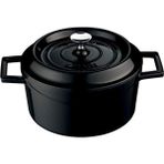 Store Lava Döküm Yuvarlak Tencere, Y, 28 Cm, 6.71 L Hacim, Siyah