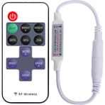 Store Led Kontrol Cihazı Kumanda - Dokunmatik Aç-Kapa, Kumandalı, Çevirmeli Anahtar, Parlaklık Seviyesi Ayarı Yapılabilir, Çakar Modlu (12 Amper Kumandalı Dimmer)