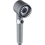 Store Masajlı Çok Fonksiyonlu Ayarlanabilir Duş Başlığı El Duşu 3 Modlu Ayarlanabilir Duş Başlığı Masajlı 3 Fonksiyonlu El Duş Handshower (Gri)
