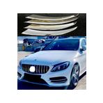 Store Mercedes W205 Ön Tampon Krom Bıçaklar Sadece Amg Paket Için Uyumlu 2014-2018