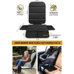 Store Mitsubishi Fto (E-DE3A) 1.8 I 16V Gs (126 Hp) 1999 Uyumlu Deri Oto Çocuk Bebek Koltuğu Koruyucu - Isofix Uyumlu - Leke Tutmuz - Silinebilir - Siyah