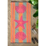 Store Nice Pink Shell Plaj Havlusu 70 x 150 cm