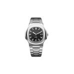 Store Patek Model Gümüş Siyah Erkek Çelik Saat
