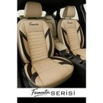 Store Renault Super 5 (B/C40) 1.6 D (B/C/S404) (55 Hp) 1993 Uyumlu Tay Tüyü Form Oto Kılıfı Tam Set Bej