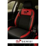 Store Renault Super 5 (B/C40) 1.6 D (B/C/S404) (55 Hp) 1994 Uyumlu Tay Tüyü Kırmızı Oto Kılıfı Tam Set