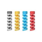 Store ScNews Adet Spiral Kablo Koruyucu iPhone/Micro USB ve Tüm Kablolar İçin Kablo Koruyucu Spiral 4 R