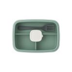 Store Sızdırmaz Lunch Box – 3 Bölmeli Yemek Kabı | Öğle Yemeği Kutusu | Saklama Kabı | Bpa Içermez (Yeşil) - standart