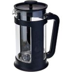 Store - Smart French Press: Yaklaşık 1l Kapasiteli Kahve Hazırlayıcı | Siyah Polipropilen Gövde | Bulaşık Makinesinde Yıkanabilen Borosilikat Cam Sürahi | Paslanmaz Çelik Filtre Sistemi