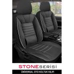 Store Volkswagen Amarok Double Cab 2.0 Tdı (140 Hp) Bmt 2010 Uyumlu Deri Stone Oto Kılıfı Tam Set Beyaz