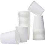 Storemax 100 Adet Karton Bardak 6 Oz 165 Ml, Çay Için Beyaz Karton Bardaklar, Küçük Tek Kullanımlık Kahve Bardakları, Otomat Bardakları, Kağıt Bardak