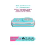 Storemax 1200ML Lunchbox 2 Katlı 4 Bölmeli Mini Kaseli Çelik Sefer Tası Yemek Kutusu (Turkuaz-Pembe) - Kestane Akaju - Option-1