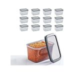 Storemax 12'li Set Skali Dikdörtgen Saklama Kabı 1210 ml - 1/100 Toz Ceviz