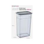 Storemax 12'li Set Skali Dikdörtgen Saklama Kabı 3500 ml - Antrasit, Çok Amaçlı Saklama Kabı - 1/100 Toz Ceviz