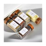 Storemax 12'li Bambu ve Akasya Kapaklı Cam Baharatlık Seti 120 ml - Doğal Ahşap Kapaklı, Şeffaf Cam, Sağlıklı ve Şık Baharat Kavanozları (Akasya Kapak) - 0,33 - 0 Siyah