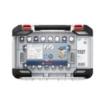 Storemax 14 x Pro Multi Material Power Plus Delik Testeresi Seti – Şeffaf Kılıf (Yumuşak Ahşap, Alçıpan Duvar Için, Ø 20 – 76 Mm, Profesyonel Aksesuar Matkap/tornavida Için)