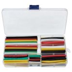 Storemax 140 Adet Isıyla Daralan Makaron Kiti Isıyla Daralan Makaron Dıy Elektrik Kablosu Çeşitli Boru - (ClearEyelets)Black-RadiantOrchid
