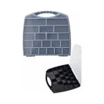 Storemax 20 Bölmeli Organizer, Küçük Parçalar Saklama Kutusu, Şeffaf Plastik Alet Düzenleyici Saklama Kutusu Vidalar, Cıvatalar, Çiviler, Boncuk Için Avandanlık Siyah - -50 C